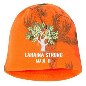 Lahaina Strong Maui Hawaii Old Banyan Tree Kati - Camo Knit Beanie