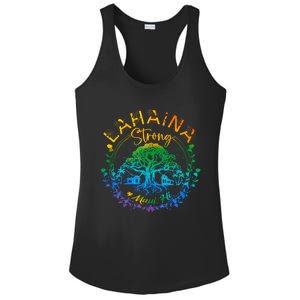 Lahaina Strong Maui Hawaii Old Banyan Tree Saved Majestic Ladies PosiCharge Competitor Racerback Tank