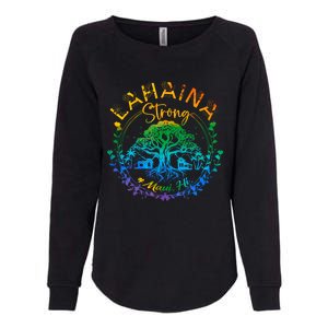 Lahaina Strong Maui Hawaii Old Banyan Tree Saved Majestic Womens California Wash Sweatshirt