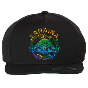 Lahaina Strong Maui Hawaii Old Banyan Tree Saved Majestic Wool Snapback Cap