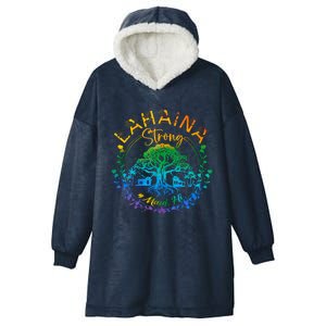 Lahaina Strong Maui Hawaii Old Banyan Tree Saved Majestic Hooded Wearable Blanket