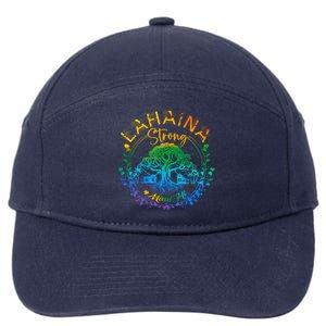 Lahaina Strong Maui Hawaii Old Banyan Tree Saved Majestic 7-Panel Snapback Hat