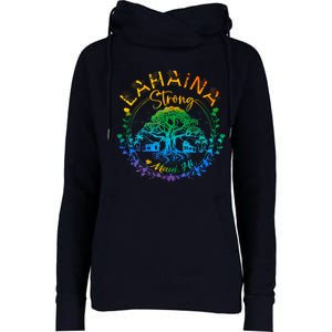 Lahaina Strong Maui Hawaii Old Banyan Tree Saved Majestic Womens Funnel Neck Pullover Hood