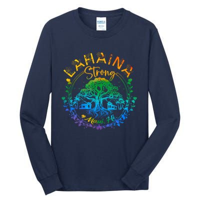 Lahaina Strong Maui Hawaii Old Banyan Tree Saved Majestic Tall Long Sleeve T-Shirt