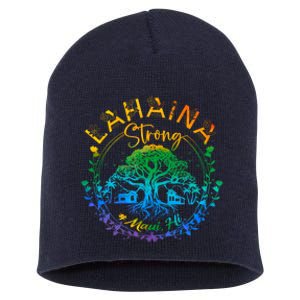 Lahaina Strong Maui Hawaii Old Banyan Tree Saved Majestic Short Acrylic Beanie