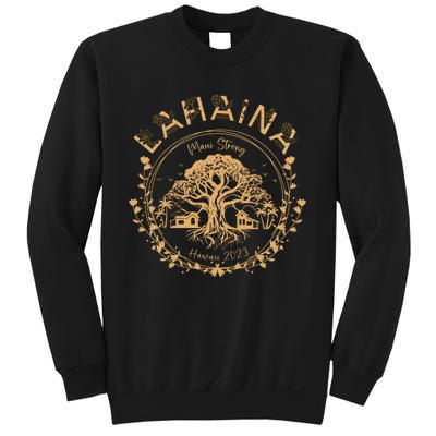 Lahaina Strong Maui Hawaii Old Banyan Tree Saving Squad Girl Sweatshirt