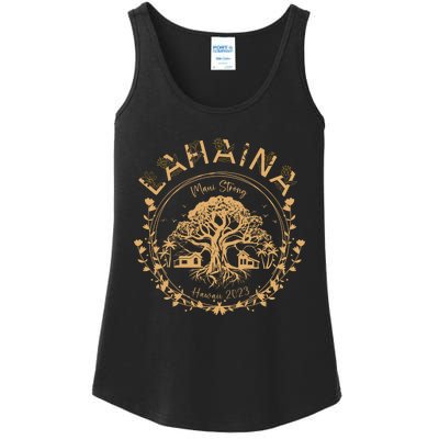 Lahaina Strong Maui Hawaii Old Banyan Tree Saving Squad Girl Ladies Essential Tank