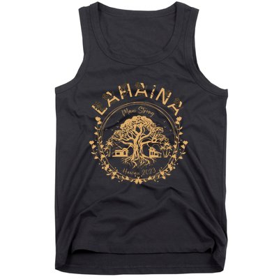 Lahaina Strong Maui Hawaii Old Banyan Tree Saving Squad Girl Tank Top