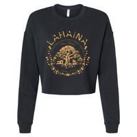 Lahaina Strong Maui Hawaii Old Banyan Tree Saving Squad Girl Cropped Pullover Crew