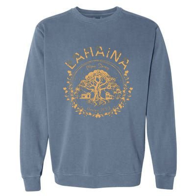 Lahaina Strong Maui Hawaii Old Banyan Tree Saving Squad Girl Garment-Dyed Sweatshirt