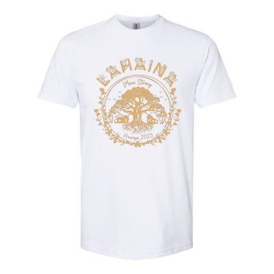 Lahaina Strong Maui Hawaii Old Banyan Tree Saving Squad Girl Softstyle CVC T-Shirt