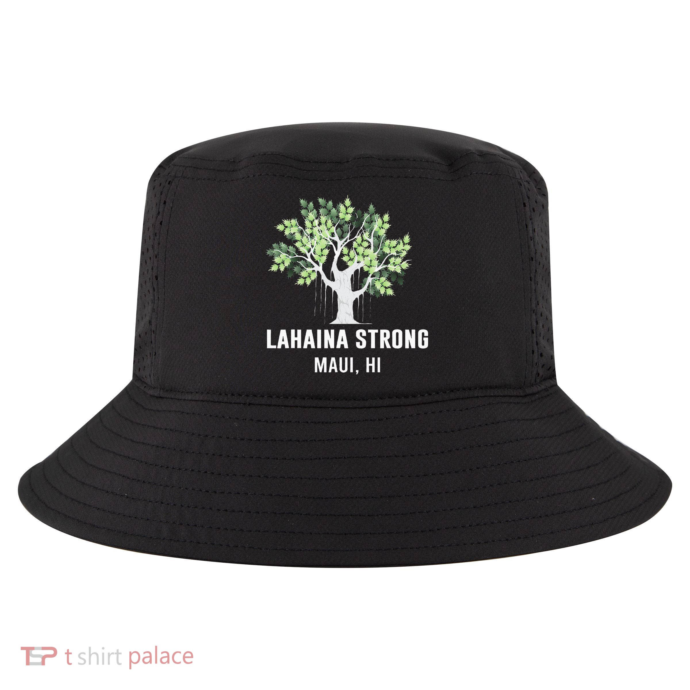Lahaina Strong Maui Hawaii Old Banyan Tree Cool Comfort Performance Bucket Hat