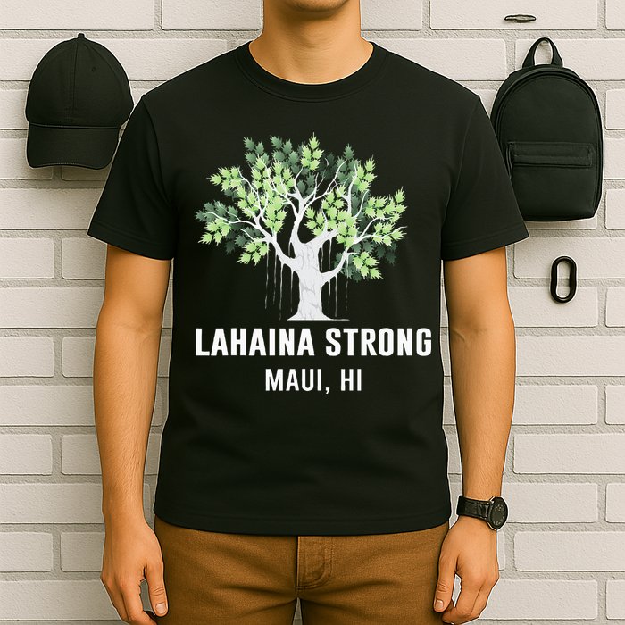 Lahaina Strong Maui Hawaii Old Banyan Tree T-Shirt