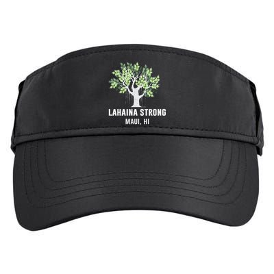 Lahaina Strong Maui Hawaii Old Banyan Tree Adult Drive Performance Visor
