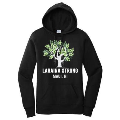Lahaina Strong Maui Hawaii Old Banyan Tree Women's Pullover Hoodie