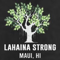 Lahaina Strong Maui Hawaii Old Banyan Tree Large Microfiber Waffle Golf Towel
