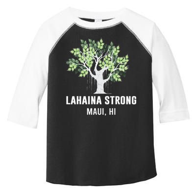 Lahaina Strong Maui Hawaii Old Banyan Tree Toddler Fine Jersey T-Shirt