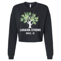 Lahaina Strong Maui Hawaii Old Banyan Tree Cropped Pullover Crew
