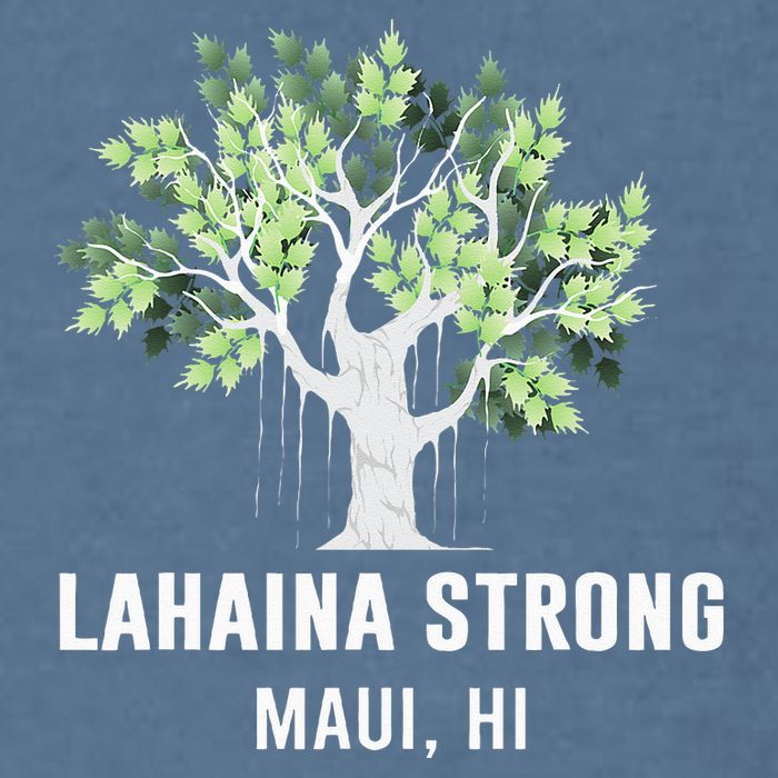 Lahaina Strong Maui Hawaii Old Banyan Tree Garment-Dyed Sweatshirt