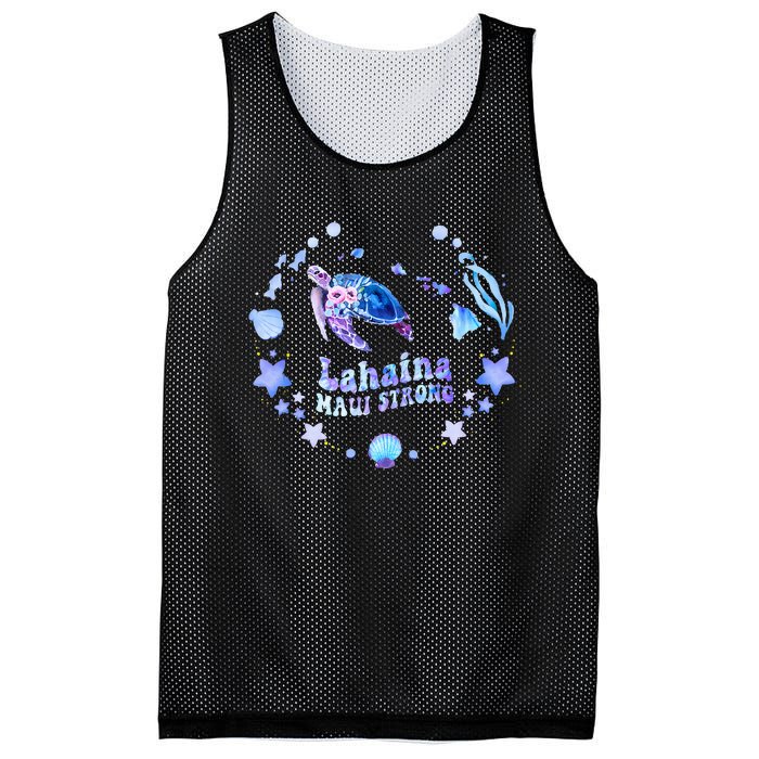 Lahaina Strong Maui Hawaii sea turtle saving Mans Mesh Reversible Basketball Jersey Tank