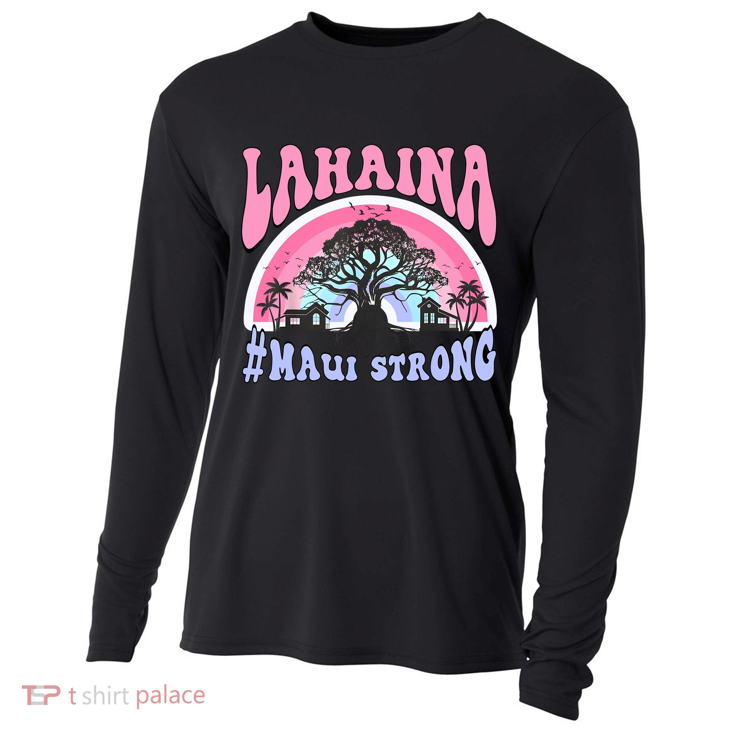 Lahaina Strong Maui Hawaii Cooling Performance Long Sleeve Crew