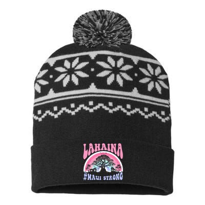 Lahaina Strong Maui Hawaii USA-Made Snowflake Beanie