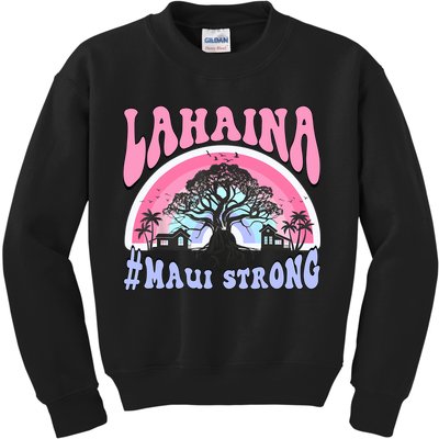 Lahaina Strong Maui Hawaii Kids Sweatshirt