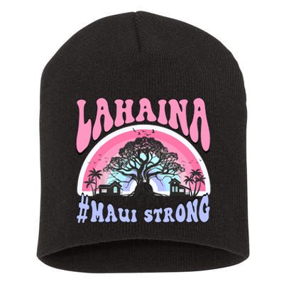 Lahaina Strong Maui Hawaii Short Acrylic Beanie