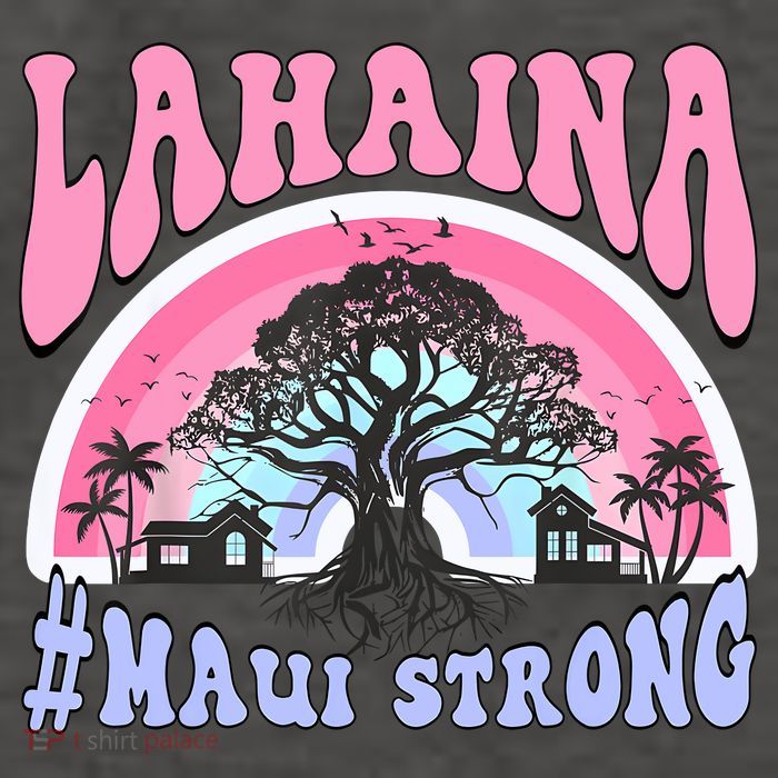 Lahaina Strong Maui Hawaii Vector Backpack