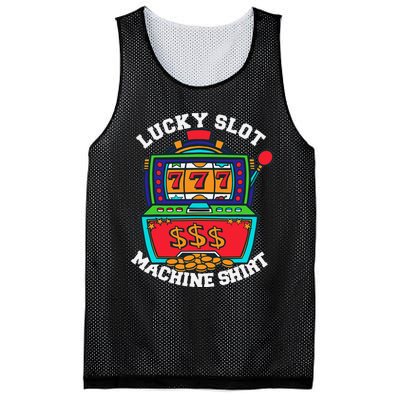 Lucky Slot Machine Casino Las Vegas Gambling Mesh Reversible Basketball Jersey Tank