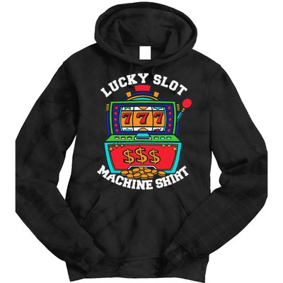 Lucky Slot Machine Casino Las Vegas Gambling Tie Dye Hoodie