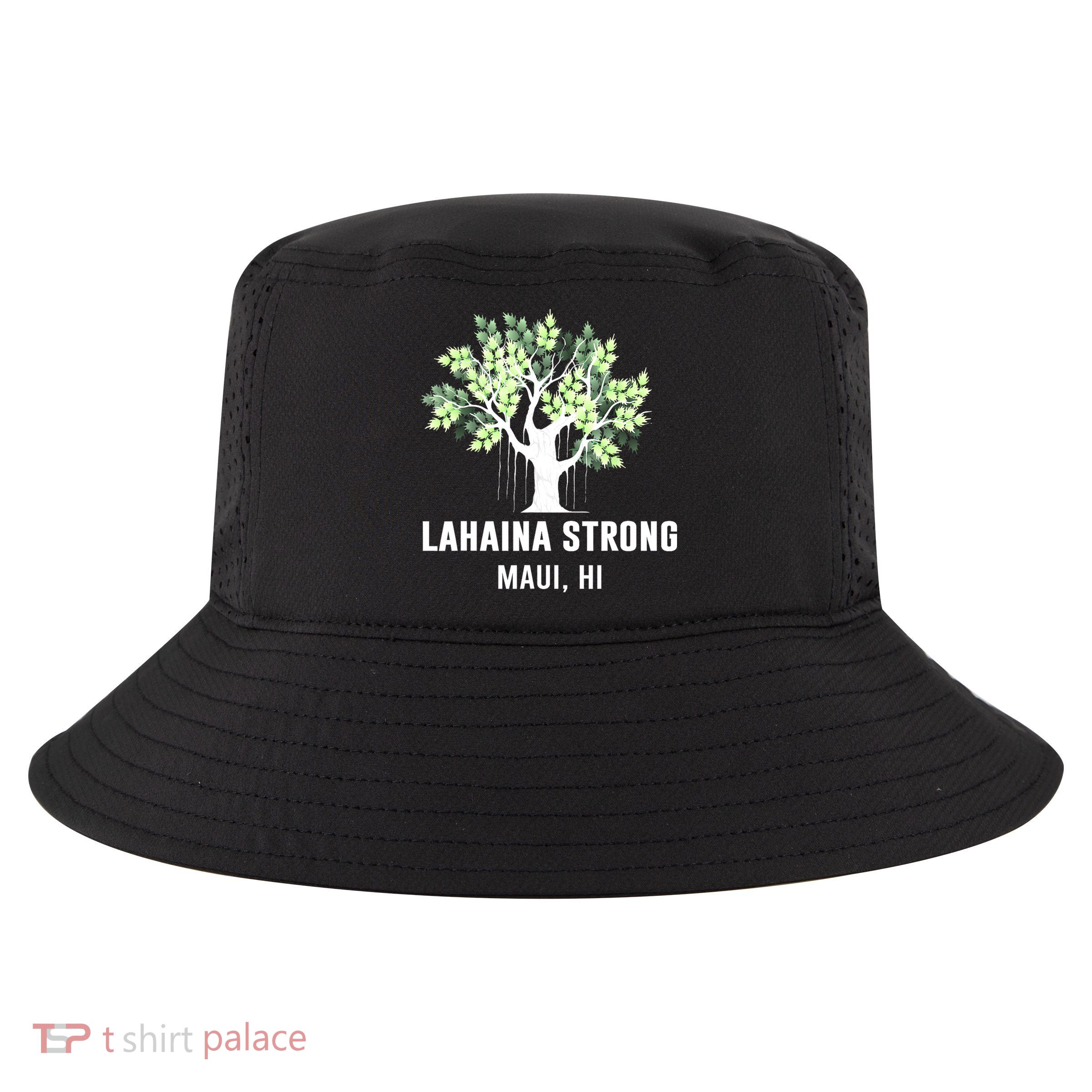 Lahaina Strong Maui Hawaii Old Banyan Tree Cool Comfort Performance Bucket Hat