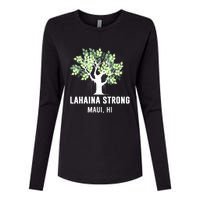 Lahaina Strong Maui Hawaii Old Banyan Tree Womens Cotton Relaxed Long Sleeve T-Shirt