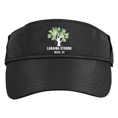 Lahaina Strong Maui Hawaii Old Banyan Tree Adult Drive Performance Visor