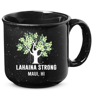 Lahaina Strong Maui Hawaii Old Banyan Tree 15oz Campfire Ceramic Mug