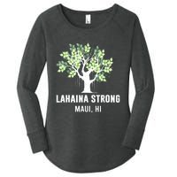 Lahaina Strong Maui Hawaii Old Banyan Tree Women's Perfect Tri Tunic Long Sleeve Shirt