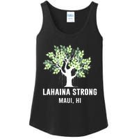 Lahaina Strong Maui Hawaii Old Banyan Tree Ladies Essential Tank