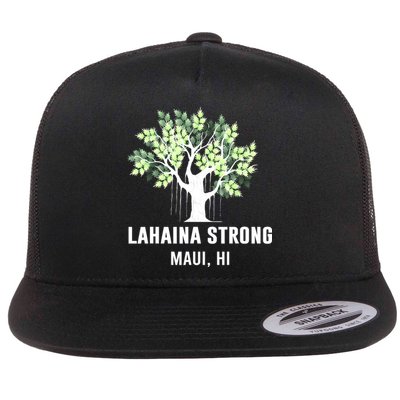 Lahaina Strong Maui Hawaii Old Banyan Tree Flatbill Hat