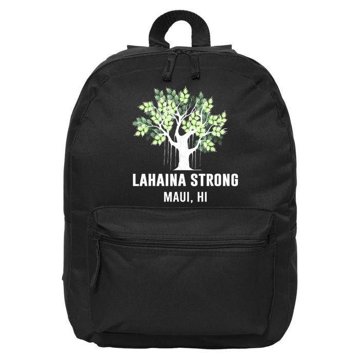 Lahaina Strong Maui Hawaii Old Banyan Tree 16 in Basic Backpack