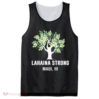 Lahaina Strong Maui Hawaii Old Banyan Tree Mesh Reversible Basketball Jersey Tank