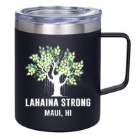 Lahaina Strong Maui Hawaii Old Banyan Tree 12oz Stainless Steel Coffee Mug