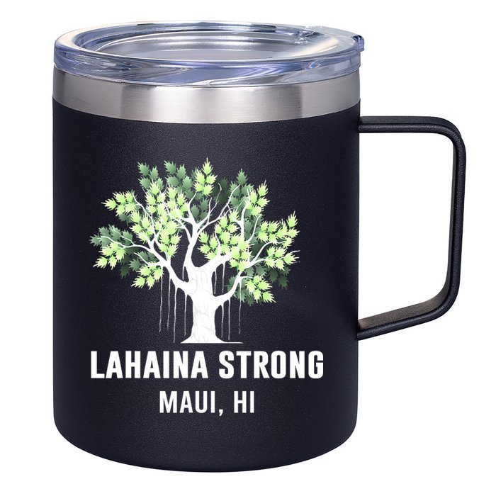 Lahaina Strong Maui Hawaii Old Banyan Tree 12oz Stainless Steel Coffee Mug