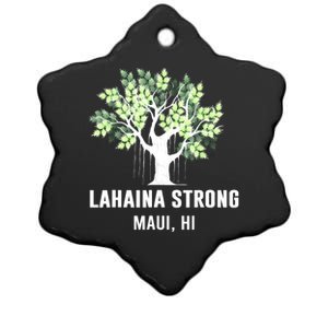 Lahaina Strong Maui Hawaii Old Banyan Tree Ceramic Star Ornament