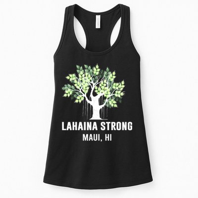 Lahaina Strong Maui Hawaii Old Banyan Tree Womens Tank Top