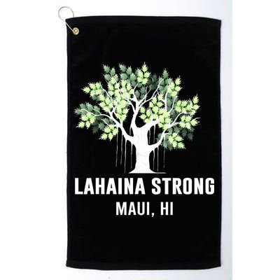 Lahaina Strong Maui Hawaii Old Banyan Tree Golf Towel