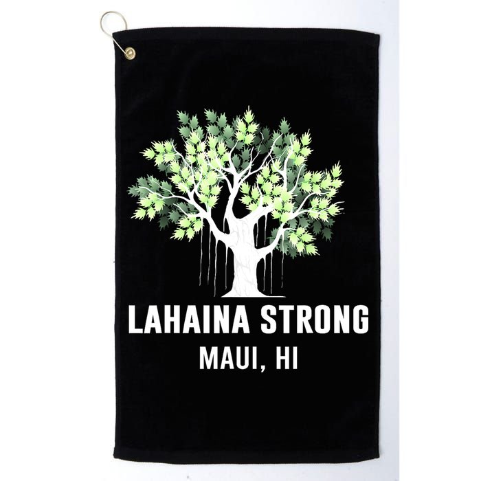 Lahaina Strong Maui Hawaii Old Banyan Tree Golf Towel