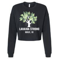 Lahaina Strong Maui Hawaii Old Banyan Tree Cropped Pullover Crew