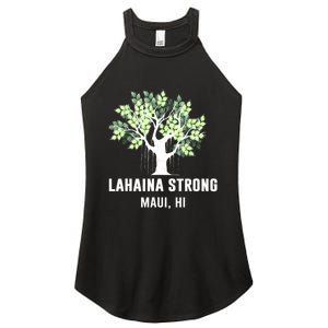 Lahaina Strong Maui Hawaii Old Banyan Tree Women’s Perfect Tri Rocker Tank