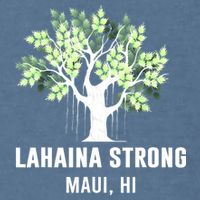 Lahaina Strong Maui Hawaii Old Banyan Tree Garment-Dyed Sweatshirt