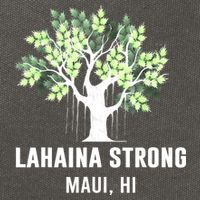Lahaina Strong Maui Hawaii Old Banyan Tree Cotton Canvas Backpack